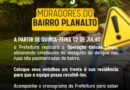 Limpeza da cidade segue no bairro Planalto