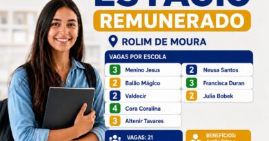 SEMED de Rolim de Moura abre 21 vagas de estágio remunerado para estudantes de Pedagogia