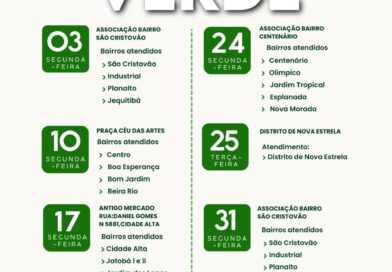 CALENDÁRIO DA CESTA VERDE – AGOSTO