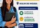Semed de Rolim de Moura abre vagas para estágio remunerado em Pedagogia e Sistemas de Informação