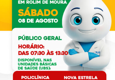 Dia D de Multivacinação ocorre neste sábado em Rolim