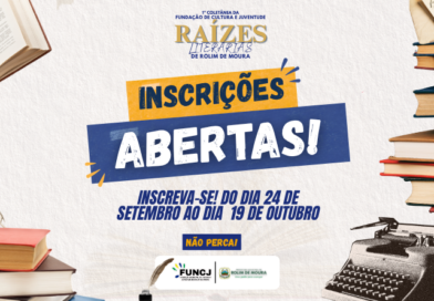 FUNCJ abre inscrições para a 1ª Coletânea da Fundação de Cultura e Juventude “Raízes Literárias” de Rolim de Moura