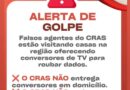 SEMAS alerta sobre golpe da antena digital usando nome do CRAS