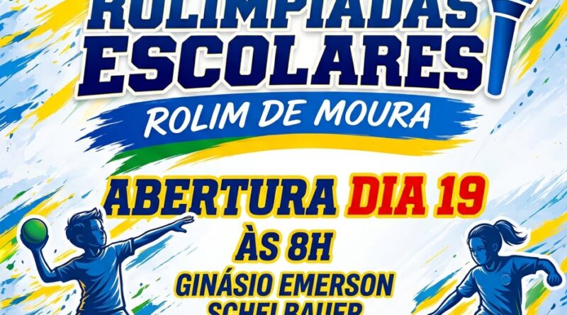 Rolimpíadas Escolares 2026 começam na segunda-feira, dia 19