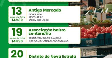 Semas divulga calendário da “Cesta Verde” do mês de outubro