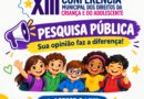 PESQUISA PÚBLICA – XIII CONFERÊNCIA MUNICIPAL DOS DIREITOS DA CRIANÇA E DO ADOLESCENTE