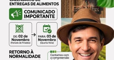 Entrega do Programa de Aquisição de Alimentos (PAA) em Rolim de Moura é transferida para o dia 3 de novembro